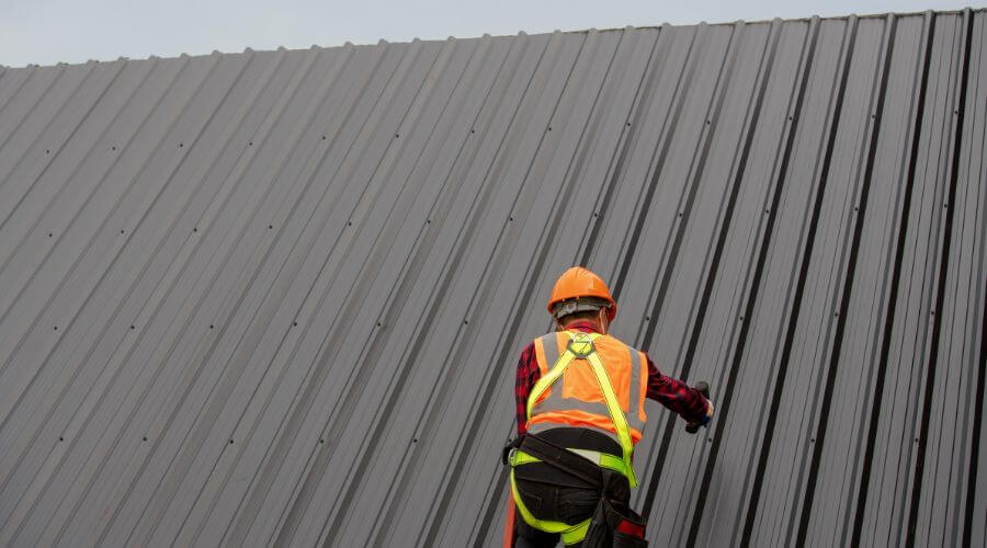 Professional metal roof installation in New Athens, OH
